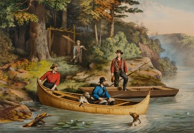 La vie dans les bois. "Les débuts". - Unidentified