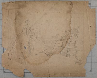Spenser lit "The Fairie Queene" (La reine des fées) - Unidentified