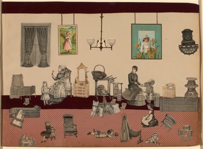 Sans titre (collage victorien) - Unidentified