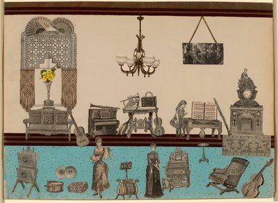 Sans titre (collage victorien) - Unidentified