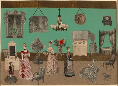 Sans titre (collage victorien) - Unidentified