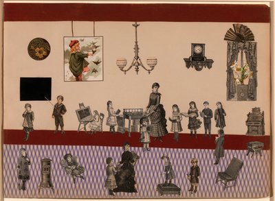 Sans titre (collage victorien) - Unidentified