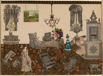 Sans titre (collage victorien) - Unidentified