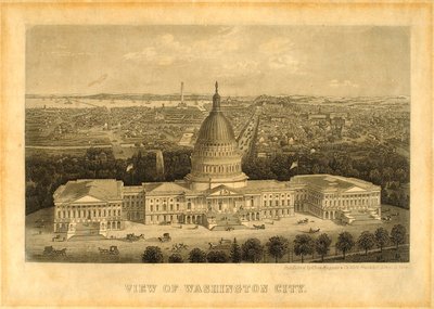 Vue de la ville de Washington - Unidentified