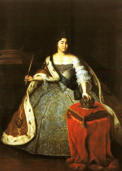 Portrait de Catherine I de Russie - Unidentified painter label QS