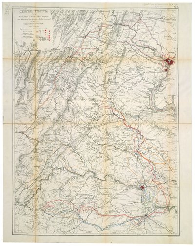 Virginie centrale : campagne et marches du lieutenant-général U.S. Grant en 1864-5 - United States. War Dept. Engineer Bureau Bowen and Co.