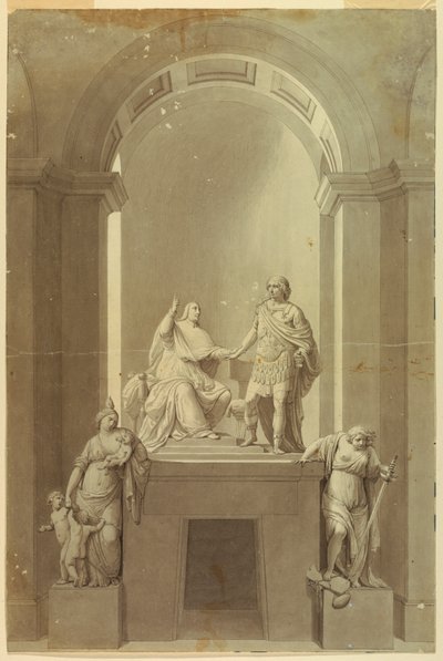 Monument sépulcral du cardinal Henri York (1725-1807) et de Charles Édouard Stuart, le « Jeune Prétendant » (1720-1788) - Unknown