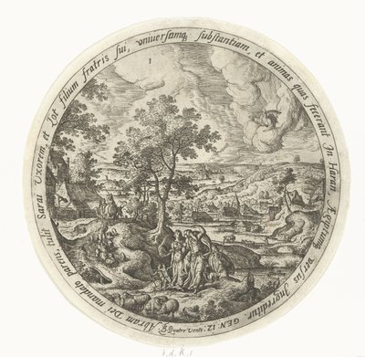 Abraham en route vers Canaan. L