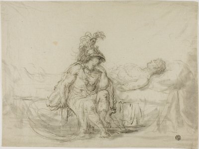 Achille pleurant Patrocle - Unknown