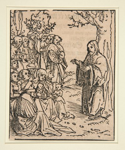 Christ prêchant - Unknown