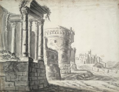 Ruines classiques et autres bâtiments - Unknown