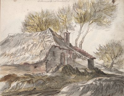 Cottage (recto); Abri (verso) - Unknown