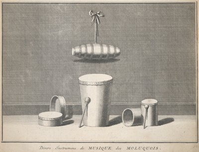 Divers instruments de musique des Moluquois - Unknown
