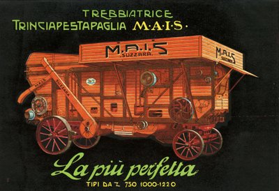Machines agricoles. Suzzara, 1925 - Unknown