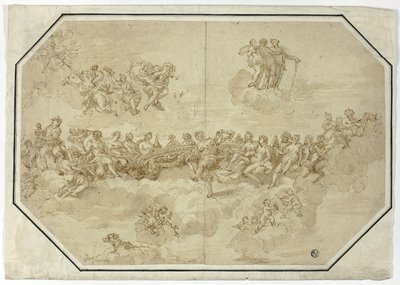 Fête des dieux : Conception du plafond - Unknown