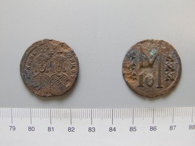 Follis (40 Nummi) de Michel II; Théophile I de Inconnu - Unknown