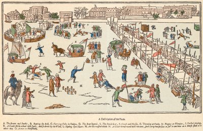 Foire sur la Tamise, Londres, 1683 - Unknown