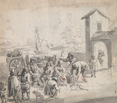 Scène de port - Unknown