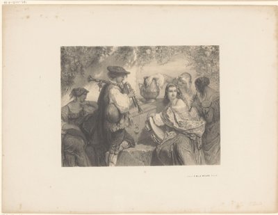 Musiciens italiens près d