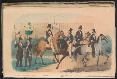 Costumes et bannières des gardes d