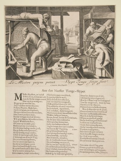 Le Maître gagne petit. Slypt Tonge sooje siet - Unknown