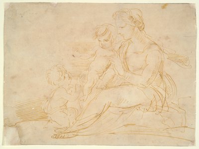 Madone et enfant avec Saint Jean - Unknown