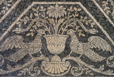 Mosaïque et décorations murales, Nymphée à la Villa Litta Visconti Borromeo Arese, Lainate, Lombardie, Italie - Unknown