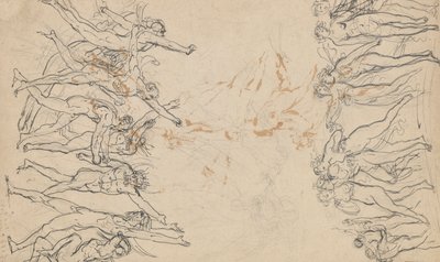 Nus jouant à colin-maillard - Unknown