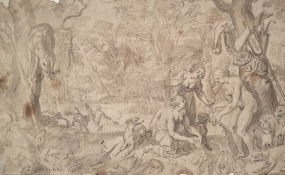 Nymphes dans le bois - Unknown