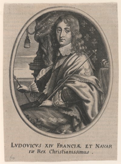 Portrait de Louis XIV, Roi de France et de Navarre (Ludovicus XIV Franciae et Navarrae Rex Christianissimus) - Unknown