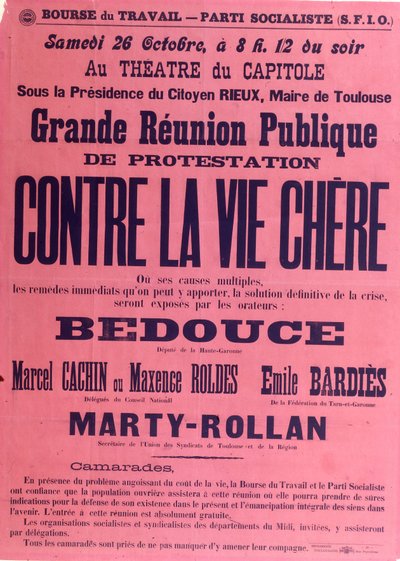 Affiche du Parti Socialiste - Unknown