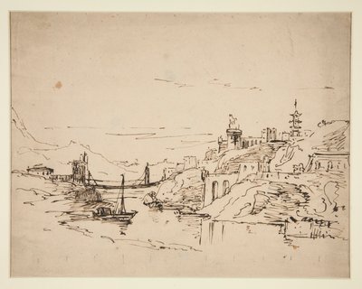 Paysage fluvial - Unknown