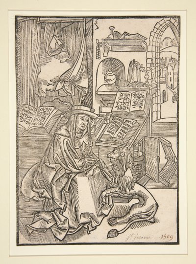 Saint Jérôme retirant l