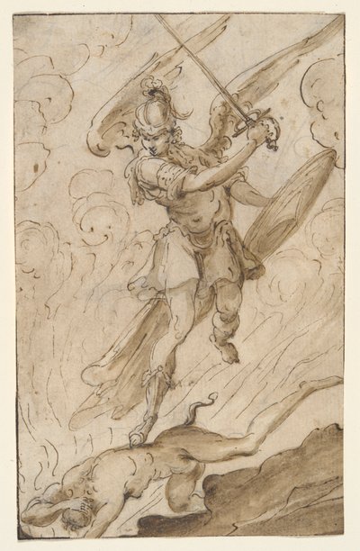 Saint Michel terrassant le diable - Unknown