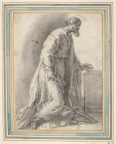 Figure sainte agenouillée - Unknown