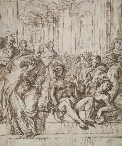 Saints Pierre et Paul guérissant l