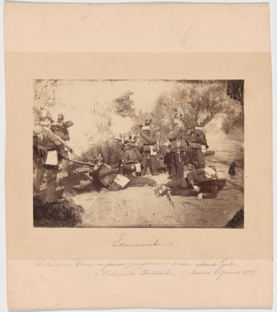 Skirmish between a Prussian Reconnaissance unit and Advance Troops from Faidherbe’s Army (Amiens, 21 January 1871) (Escarmouche entre une Reconnaissance prussienne et une Avant-Garde de l