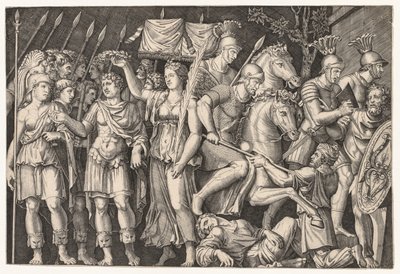 Speculum Romanae Magnificentiae: Trajan entre la ville de la victoire et Rome (L