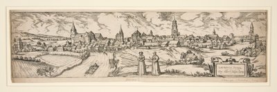 Sans titre (Château Lienhart, etc. Paysage urbain de LAUGIGEN) - Unknown