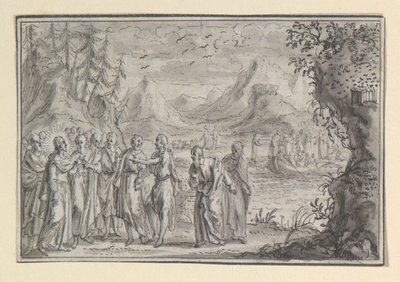 Sans titre, une des quatre scènes de la vie du Christ - Unknown