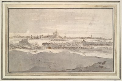 Vue de Haarlem depuis le nord-ouest - Unknown