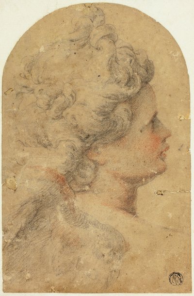 Profil de la femme à droite - Unknown