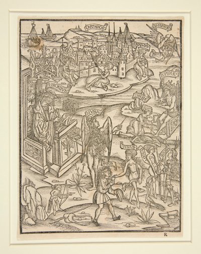Gravure sur bois du Virgile de Strasbourg, 1502 - Unknown