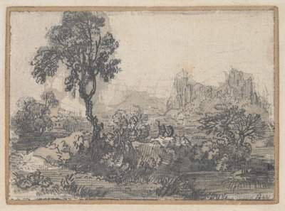 Paysage forestier - Unknown