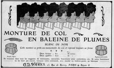 Publicité de 1904 pour le C B Weeks Feather Whale Neck Mount - Unknown artist