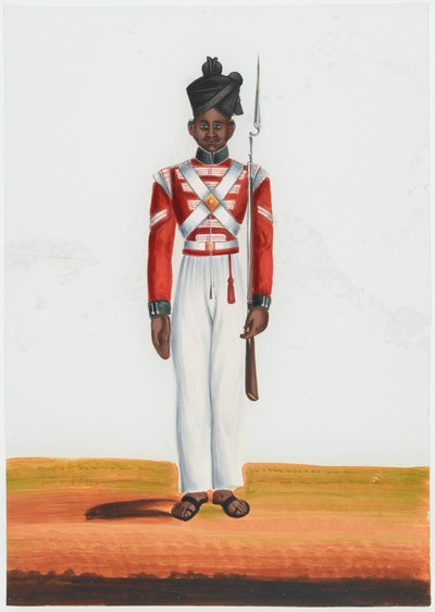 Havildar du 2ème Bataillon Martin, Armée de Madras - Unknown artist