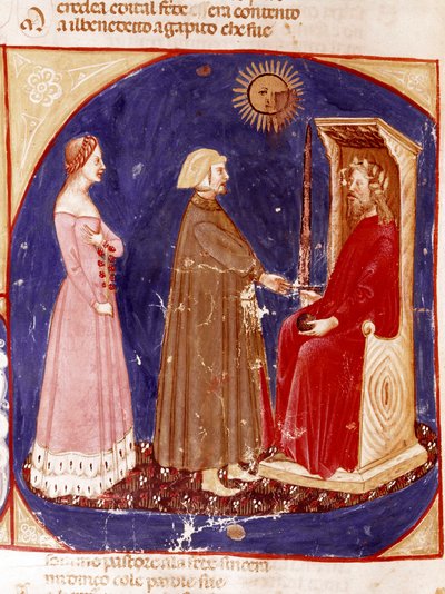 Deuxième ciel : Dante et Béatrice face à l