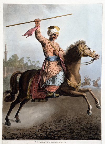 Un mamelouk sur son cheval - Unknown artist