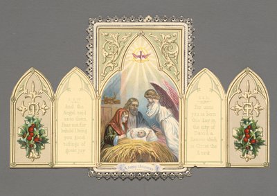 "Joyeux Noël", carte de Noël - Unknown artist