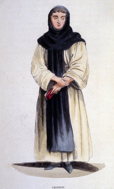 Un célestin, religieux de l